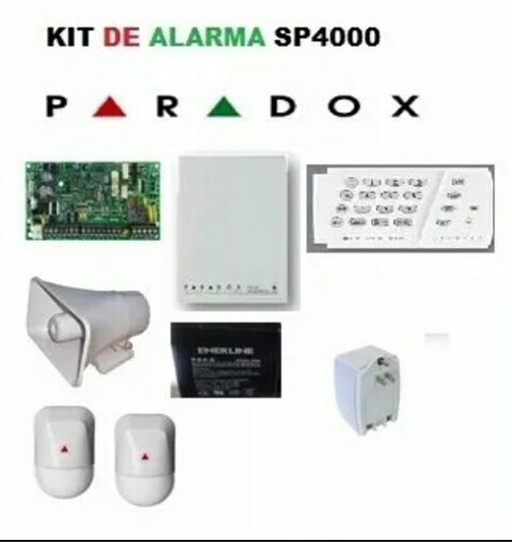 Kit De Alarma Paradox Sp Completo