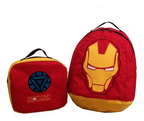 Morrales Bolsos Luncheras Escolares Para Niños Vengadores