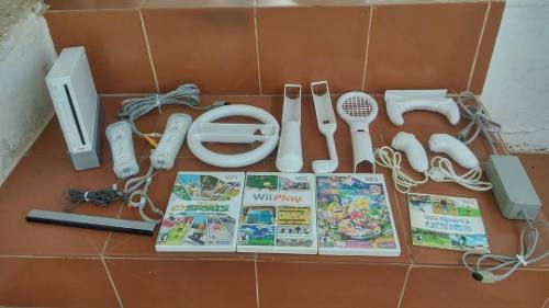 Nintendo Wii Original Importado Con Juegos Y Accesorios