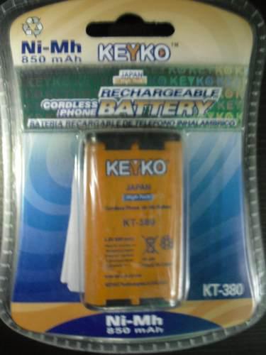 Pilas Recargable Telefono Inalambrico Marca Keyko Kt-380