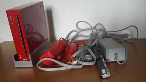 Wii Nintendo Rojo Edicion Especial