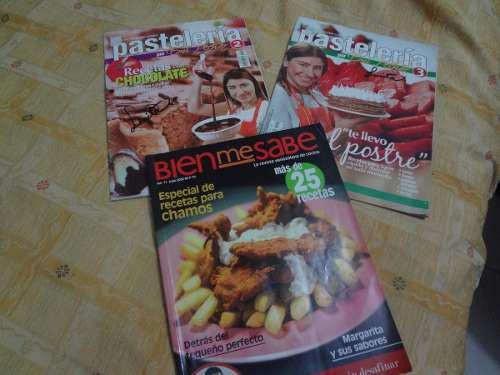 3 Revistas Fisico Recetas De Cocina Y Reposteria Facil