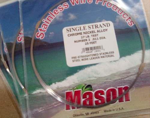 Alambre De Pesca Mason 27 Lbs Ideal Paradas 0.28 Mm Usa