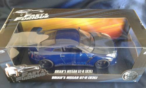 Brian's Nissan Gtr R35 Fast & Furious 7 Movie 1/18, Nuevo¡