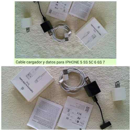 Cable Cargador Datos Original iPhone 5, 6, 7