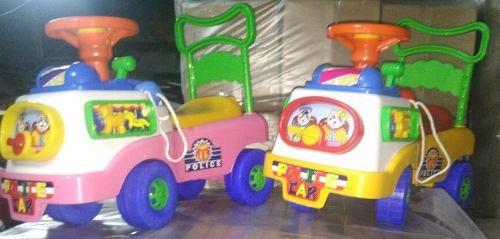 Carrito Carro Montable Jumbo Policia Camion Niños Y Niñas