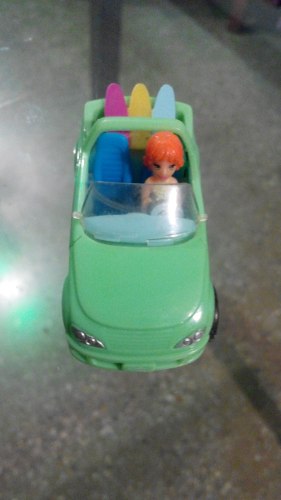 Carrito De Polly Pocket Con Muñeca