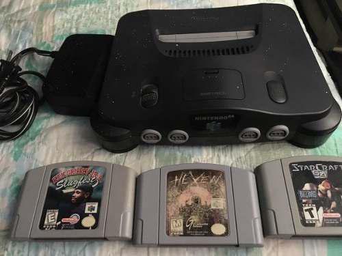 Consola Nintendo 64 + 3 Juegos