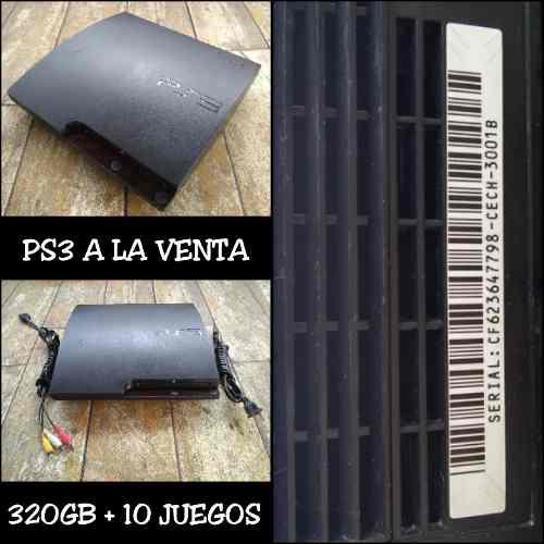 Consola Sony Playstation 3 320gb + Juegos + Control