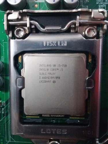 Intel I5-750 2.6ghz 8mb Cache + Tj Madre + 8gb Ddr3 Corsair