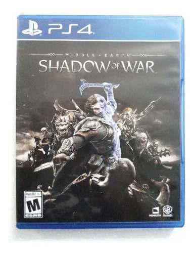 Juego Shadow Of War Ps4 Impecable