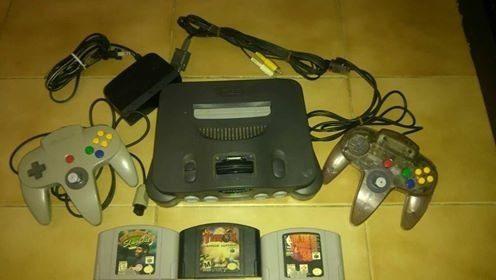 Nintendo 64 + 2 Controles + 3 Juegos