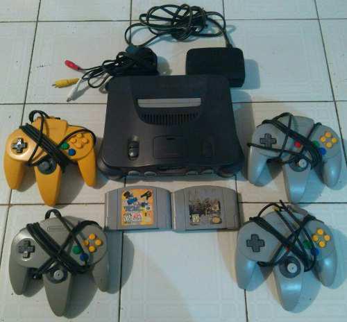 Nintendo 64 + 4 Controles + 2 Juegos