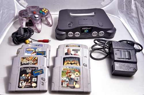 Nintendo 64 Con Varios Juegos