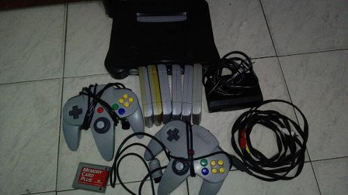 Nintendo 64 (para Reparar) Dos Controles + 6 Juegos