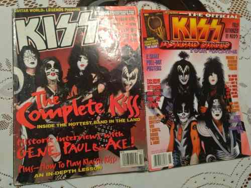 Revistas De Kiss, Fotos Y Tablaturas. En Buen Estado