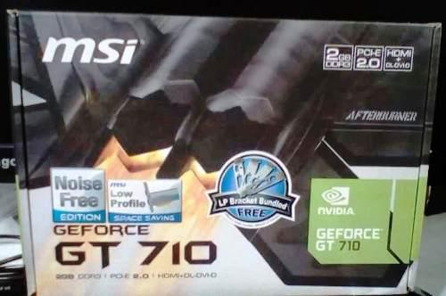 Tarjeta De Video Geforce Gt 710 Nvidia 2gb Ddr3 Pci-e Hd