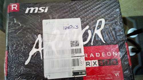 Tarjeta De Video Msi Radeon Rx 580 De 8 Gb