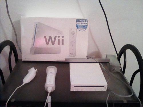 Wii Intacto Completo. Entrego Con 1 Juego Y Alfombra Optima