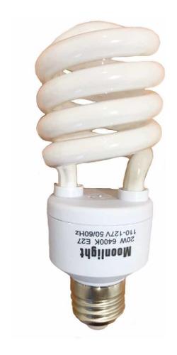 Bombillo Espiral Ahorrador Luz Blanca 20w E27 Precio X2 Uni