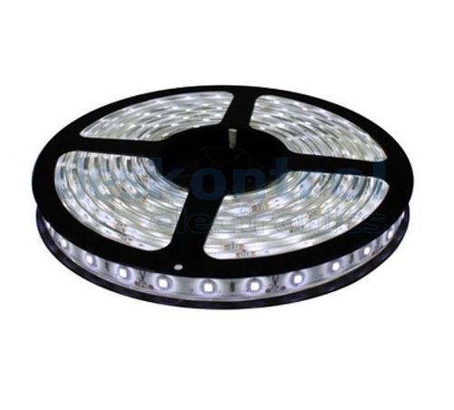 Cinta Led 3528-60 Rollo De 5 Metros Blanco Frio Polar 12v