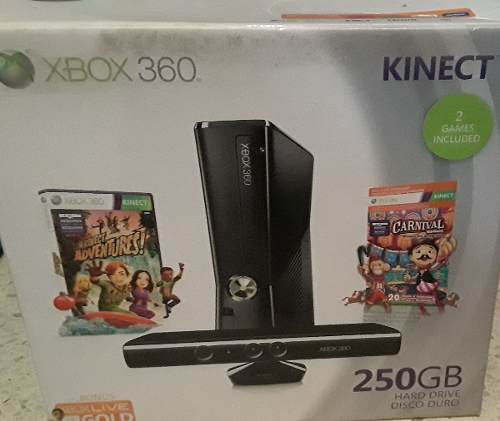 Consola Xbox 360 + Kinect + 14 Juegos