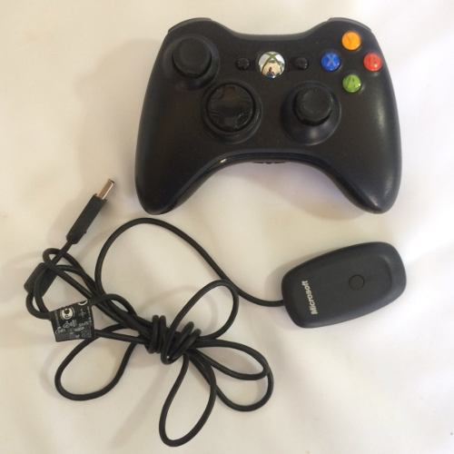 Control Inalambrico Microsoft Xbox 360 Con Receptor Pc Y Mac