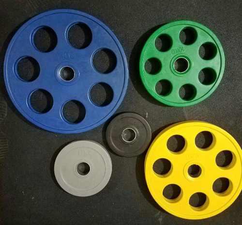Discos Olimpicos Platos De Goma Pesas Gimnasio