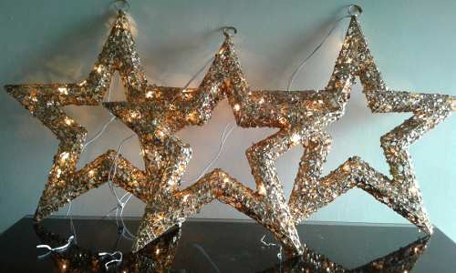 Estrellas Decorativas Para Navidad 60 T