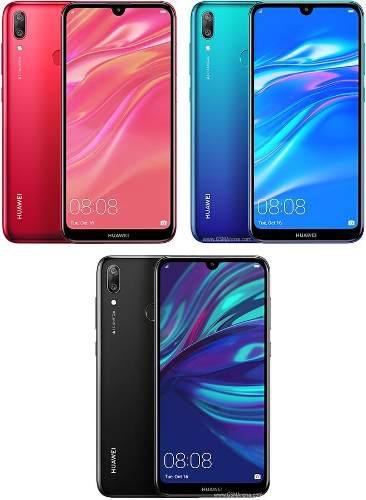 Huawei Y7 2019 Azul Rojo Y Negro -200-