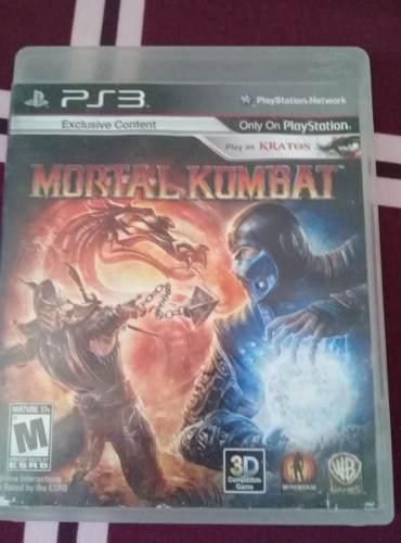 Juego Original Play 3. Mortal Kombat.