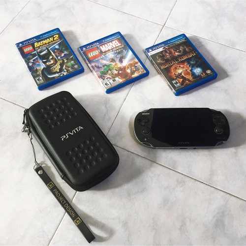 Psp Vita Sony Con 3 Juegos