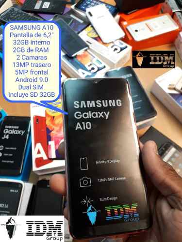Samsung A10 _150 Us_ Telefono Celular Dual Sim Liberado