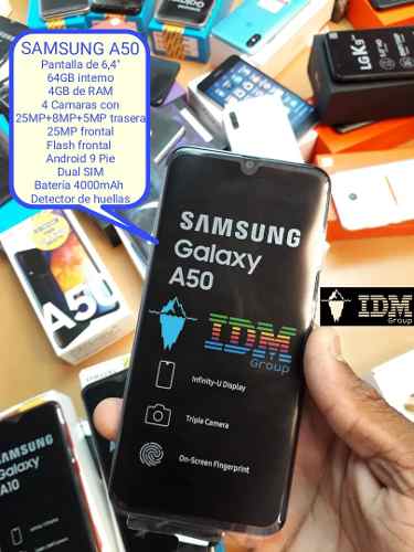 Samsung A50 _295 Us_ Telefono Celular Dual Sim Liberad