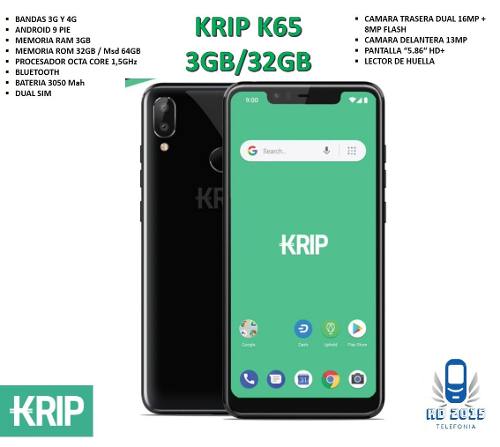 Telefono Celular Krip K65 3gb/32gb