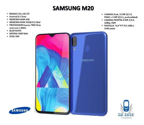 Telefono Celular Samsung M20 3gb/32gb Android 8.0