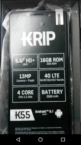 Telefonos Krip K55 Android 8.1 Tengo Todos Los Modelos Krip