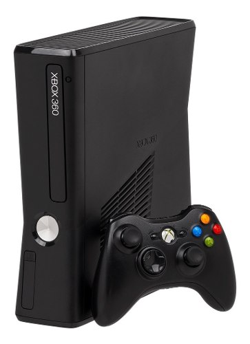 Xbox 360 Slim Chip  Juegos + 1 Control Negro