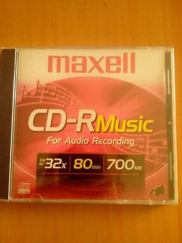 Cd Maxell Para Grabar Audio Profesional