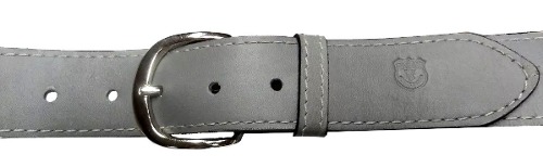 Cinturon De Cuero Gris 40mm. Softbol/ Beisbol- Tallas S-m-l