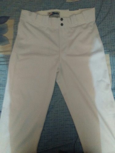 Pantalón Blanco Para Béisbol Y Softball Talla 36