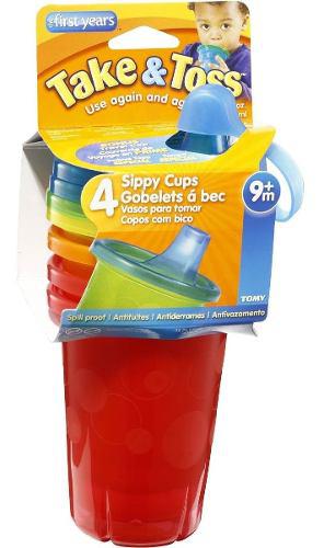 Set De 6 Vasos Take & Toss Niños Escolar