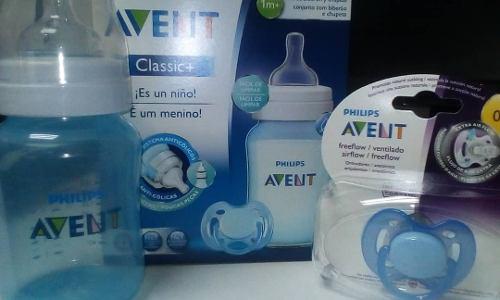 Teteros Avent Classic+ 9 Oz Kit Mas Biberon Chupon 0-6m