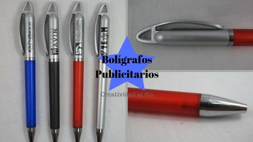 Bolígrafos Para Publicidad 50unid.x Lo Publicado