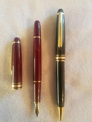 Boligrafo Y Pluma Fuente Mont Blanc Originales