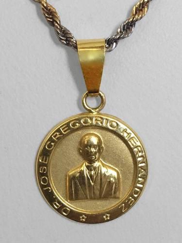 Dije Medalla Oro 18k Jose Gregorio Hernandez 1,6g X66