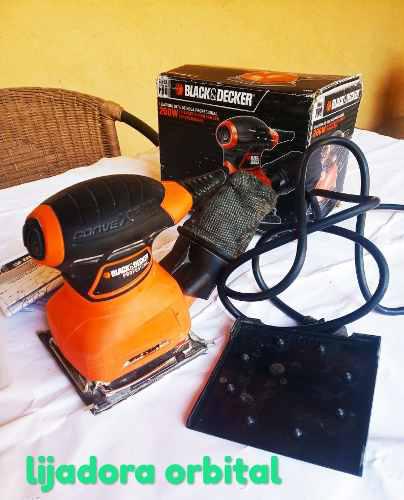 Lijadora Black&decker Carpinteria Mdf Madera Deciracion