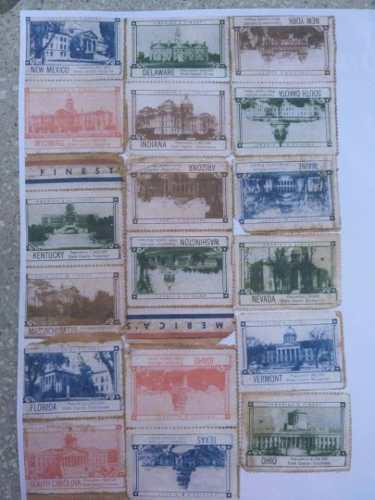 Mini Postales De Coleccion De Estados Unidos1857