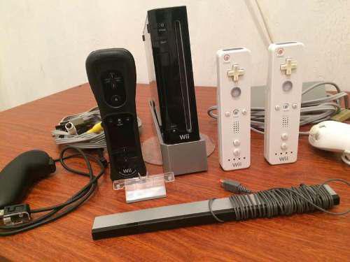 Nintendo Wii 2controles 7juegos 1nunchuks 8gb Usb 2gb Sd 50v