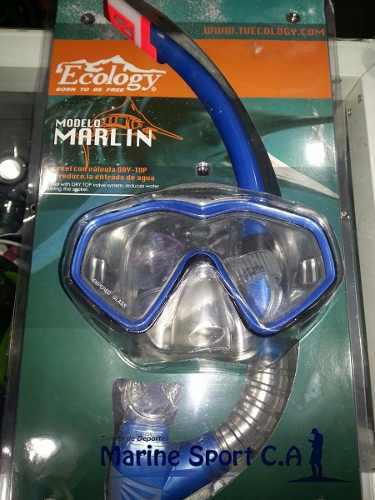 Set De Buceo (careta Y Snorkel) Ecology Modelo Marlin